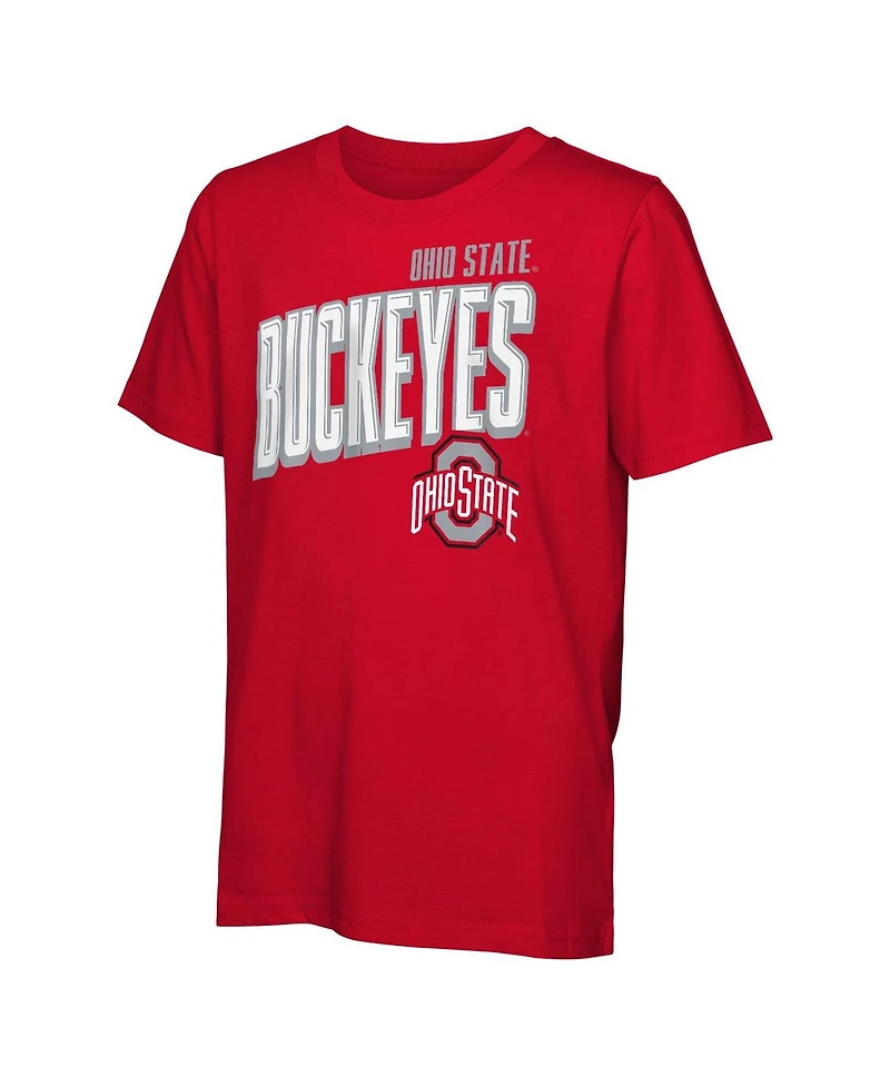 Outerstuff Preschool Ohio State Buckeyes Mix 3-in-1 Combo T-Shirt Set
