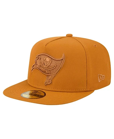 New Era Men's Brown Tampa Bay Buccaneers Color Pack A-Frame 59FIFTY Fitted Hat