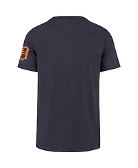 '47 Brand Men's Navy Detroit Tigers Upside Down Two-Peat Franklin T-Shirt