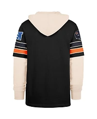 '47 Brand Men's Black Chicago Bears Split Zone Cornerback Duo Hoodie