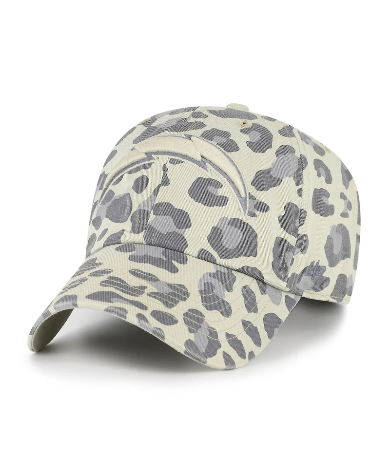 '47 Brand Women's Gray Los Angeles Chargers Bagheera Clean Up Adjustable Hat