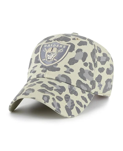 '47 Brand Women's Gray Las Vegas Raiders Bagheera Clean Up Adjustable Hat