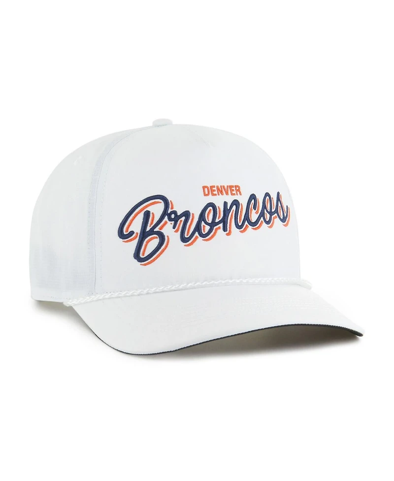 '47 Brand Men's White Denver Broncos Brrr Fairway Hitch Adjustable Hat
