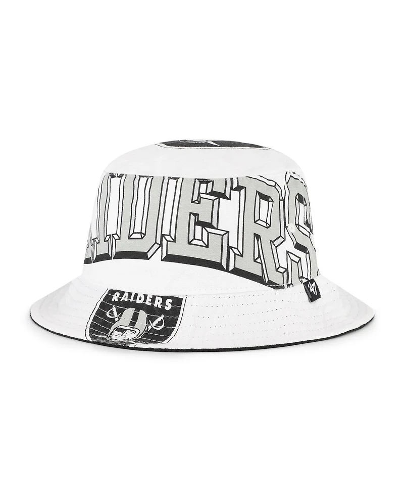 '47 Brand Women's White Las Vegas Raiders Energize Bucket Hat