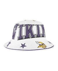 '47 Brand Women's White Minnesota Vikings Energize Bucket Hat