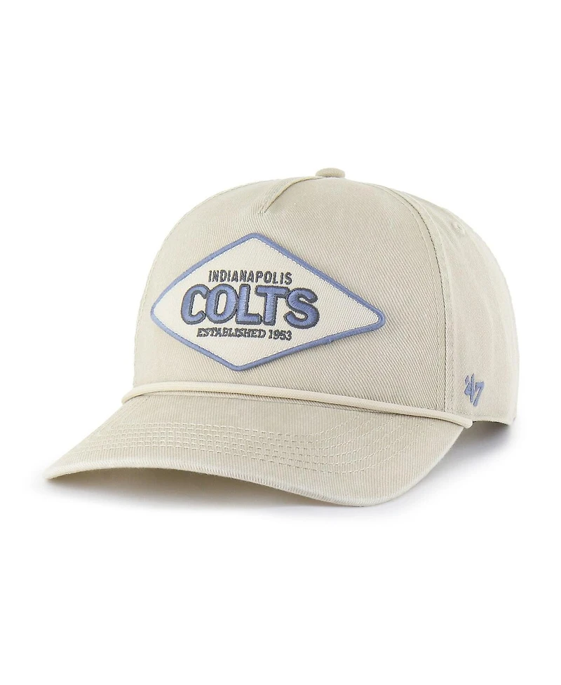'47 Brand Men's Khaki Indianapolis Colts Cairn Hitch Adjustable Hat