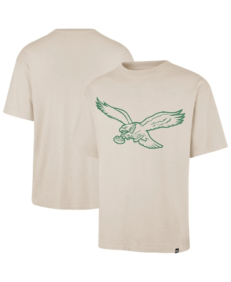 '47 Brand Men's Tan Philadelphia Eagles Bouldering Imprint Ravine Foundation Throwback T-Shirt