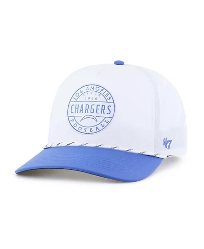 '47 Brand Men's White/Powder Blue Los Angeles Chargers Suburbia Hitch Two-Tone Adjustable Hat