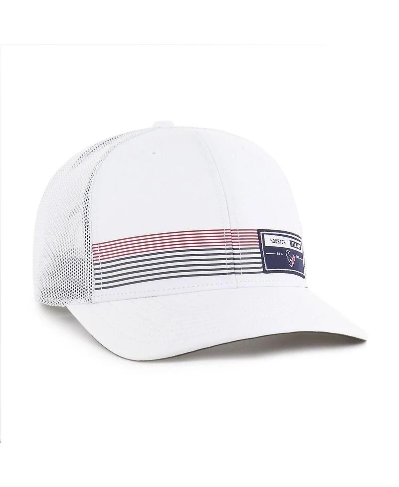 '47 Brand Men's White Houston Texans Rangefinder Trucker Adjustable Hat