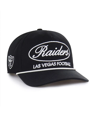 '47 Brand Men's Black Las Vegas Raiders Foundational Hitch Adjustable Hat