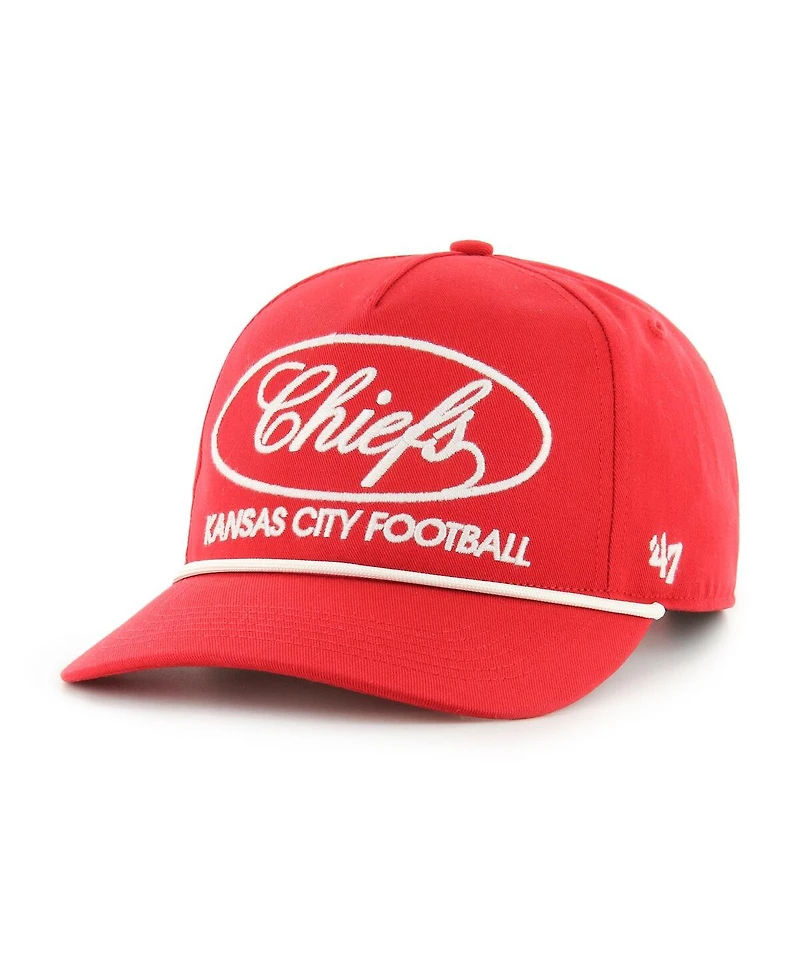 '47 Brand Men's Red Kansas City Chiefs Foundational Hitch Adjustable Hat