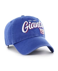 '47 Brand Women's Royal New York Giants Ariana Clean Up Adjustable Hat