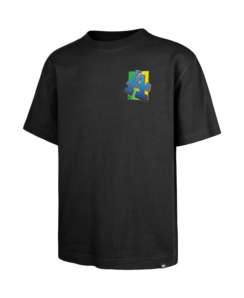 '47 Brand Men's Black Los Angeles Dodgers Sundale Foundation T-Shirt