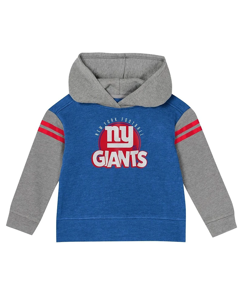 Outerstuff Toddler 2-Piece New York Giants Club House Long Sleeve Hoodie Top and Leggings Set