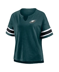 Fanatics Women's Midnight Green Philadelphia Eagles Plus Redzone Notch Neck T-Shirt