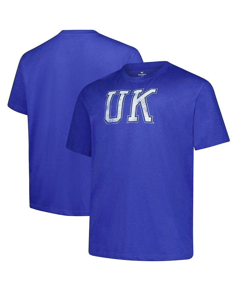 Fanatics Men's Royal Kentucky Wildcats Big Tall Distressed Logo T-Shirt