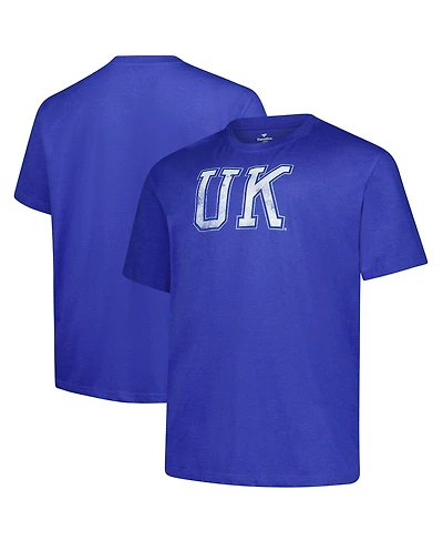 Fanatics Men's Royal Kentucky Wildcats Big Tall Distressed Logo T-Shirt
