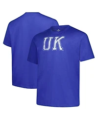 Fanatics Men's Royal Kentucky Wildcats Big Tall Distressed Logo T-Shirt