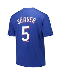 Fanatics Men's Corey Seager Royal Texas Rangers Big Tall Name Number T-Shirt