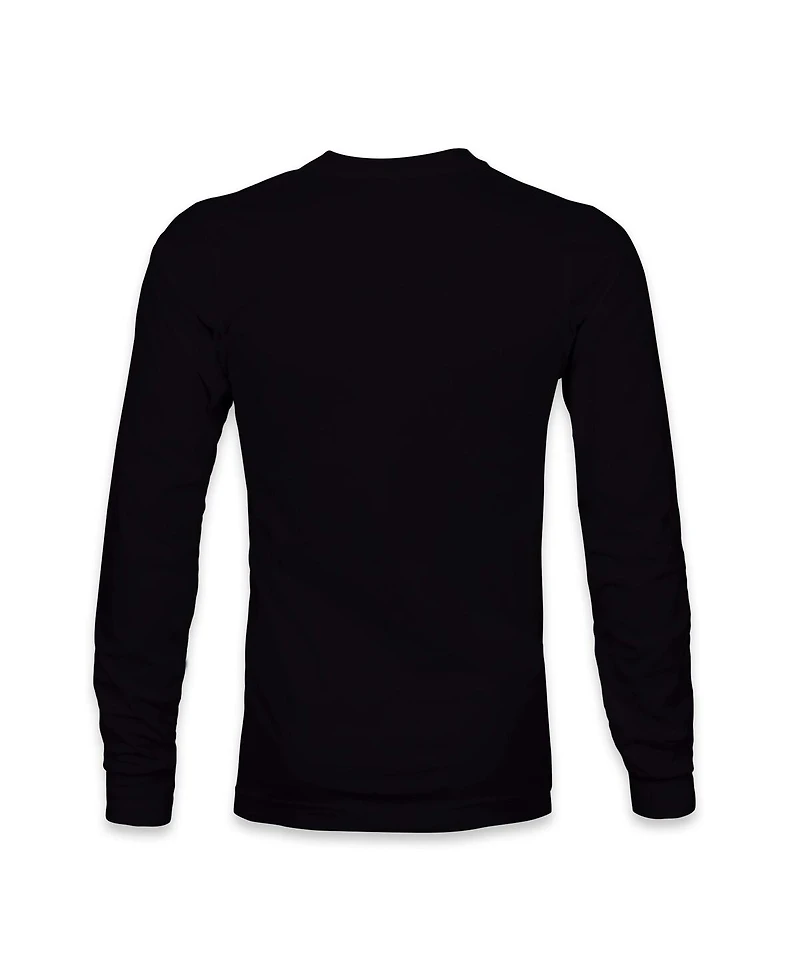 1863FC Men's Black Germany National Team Mono Badge Long Sleeve T-Shirt