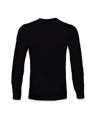 1863FC Men's Black Germany National Team Mono Badge Long Sleeve T-Shirt