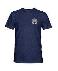 1863FC Men's Navy Manchester City Color Badge Retro Tri-Blend T-Shirt