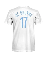 1863FC Men's Kevin De Bruyne White Manchester City Player T-Shirt