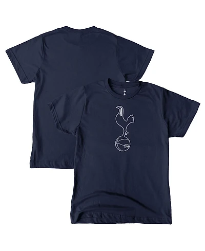1863FC Big Boys and Girls Navy Tottenham Hotspur Full Color T-Shirt