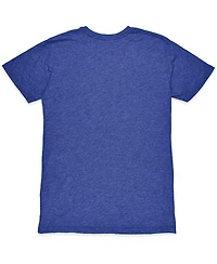 1863FC Men's Heather Blue Chelsea Mono Badge Vintage Tri-Blend T-Shirt
