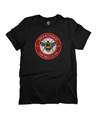 1863FC Men's Black Brentford Fc Badge T-Shirt