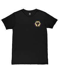 1863FC Men's Black Wolverhampton Wanderers Darkness Cometh Light Arch T-Shirt