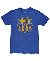 1863FC Men's Robert Lewandowski Heather Royal Barcelona Player Name Number Twisted Tri-Blend Slub T-Shirt