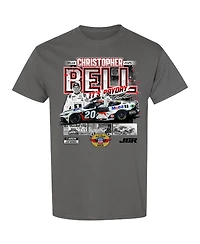 Checkered Flag Sports Men's Charcoal Christopher Bell 2025 Nascar All-Star Race Winner T-Shirt