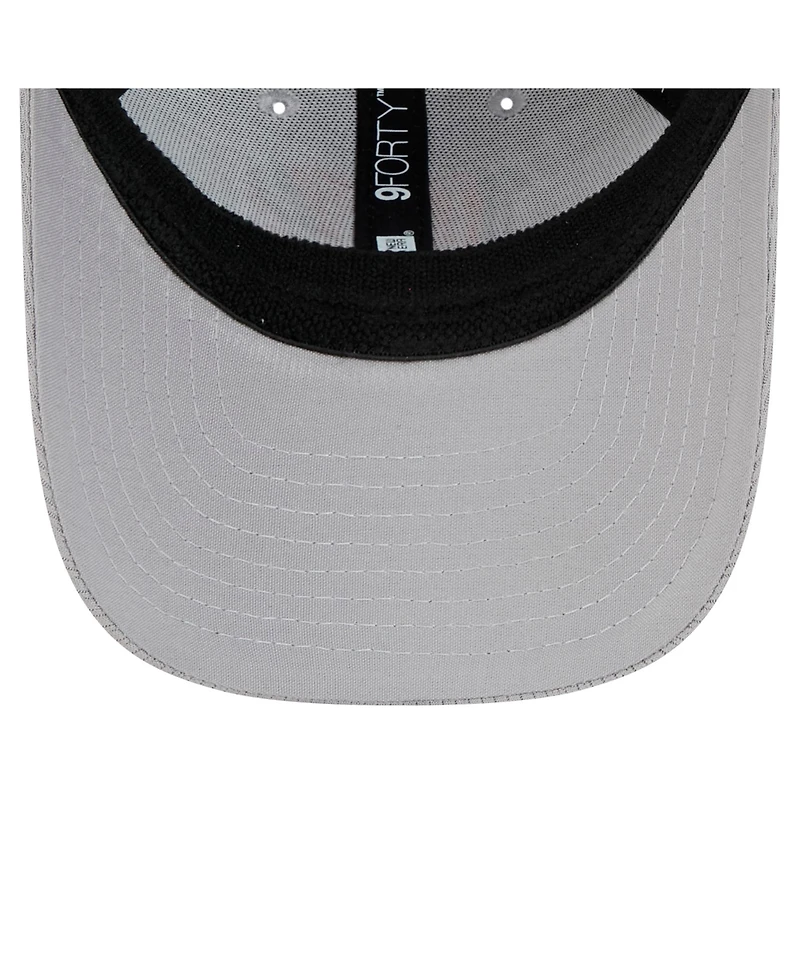 New Era Big Boys and Girls Gray Cincinnati Bengals Main 9FORTY Adjustable Hat