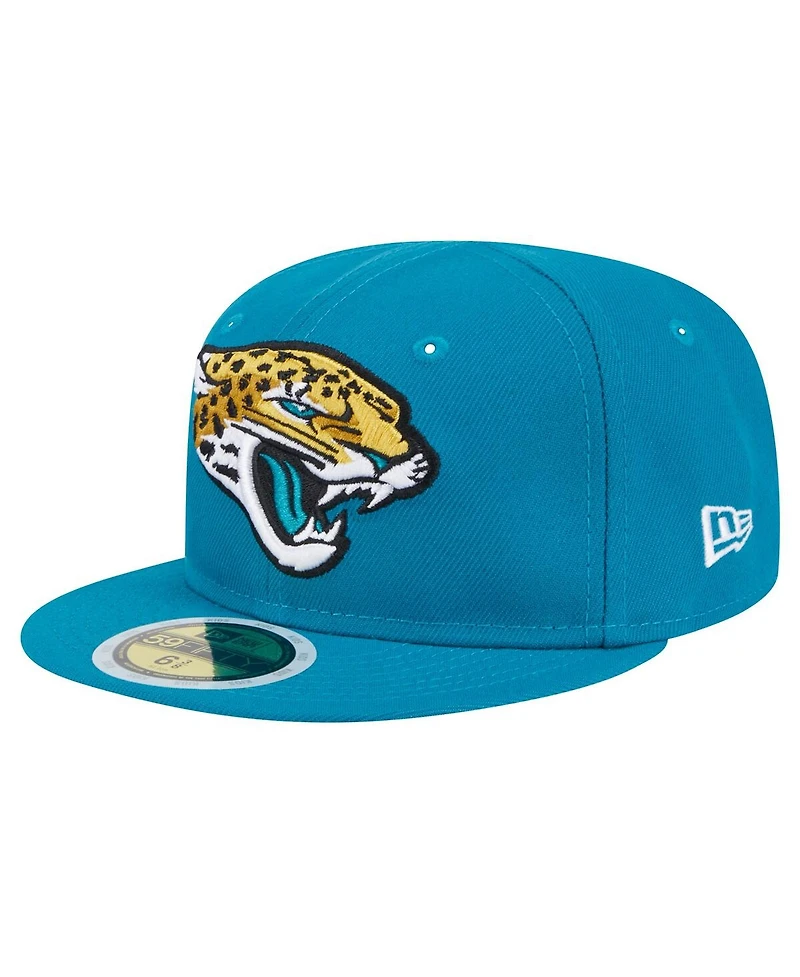 New Era Big Boys and Girls Teal Jacksonville Jaguars Main 59FIFTY Fitted Hat