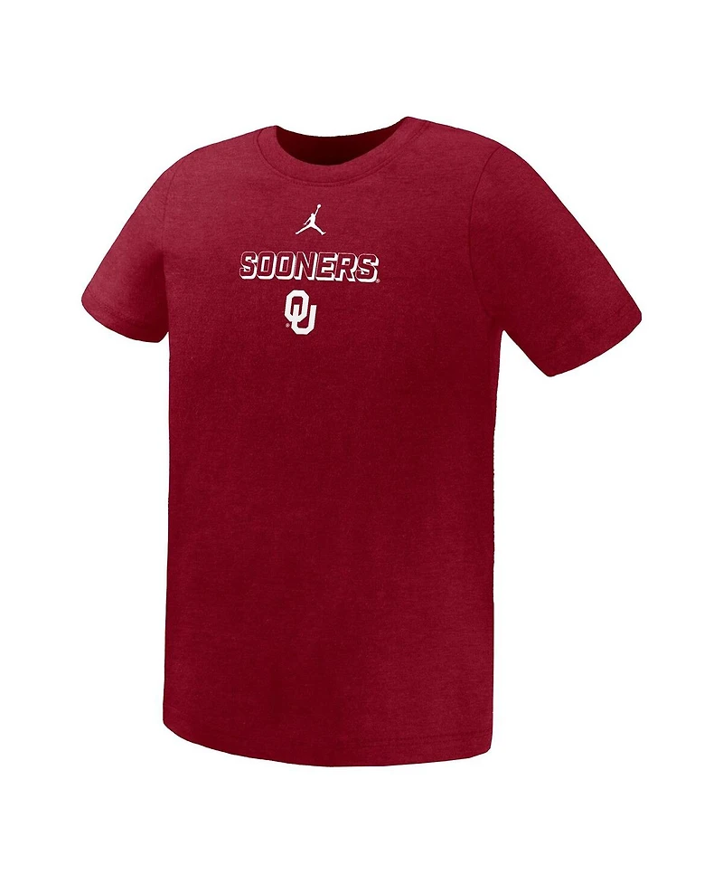 Jordan Preschool Crimson Oklahoma Sooners Legend Performance T-Shirt