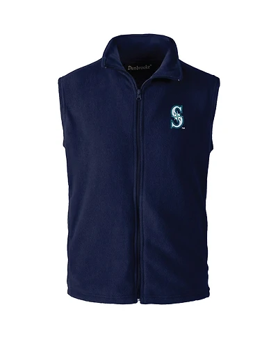 Dunbrooke Men's Navy Seattle Mariners Full-Zip Vest
