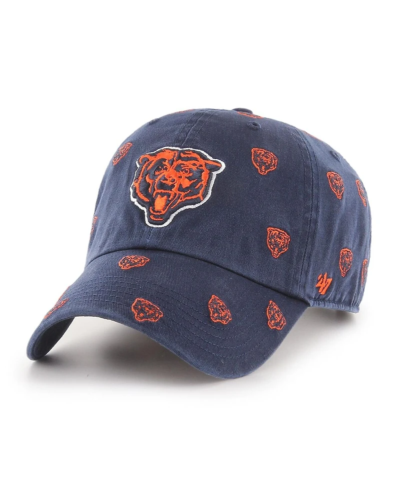 '47 Brand Men's and Women's Navy Chicago Bears Confetti Clean Up Adjustable Hat