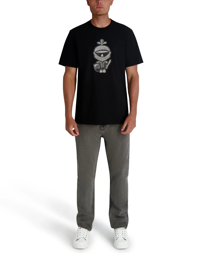Karl Lagerfeld Paris Men's Embroidered T-Shirt