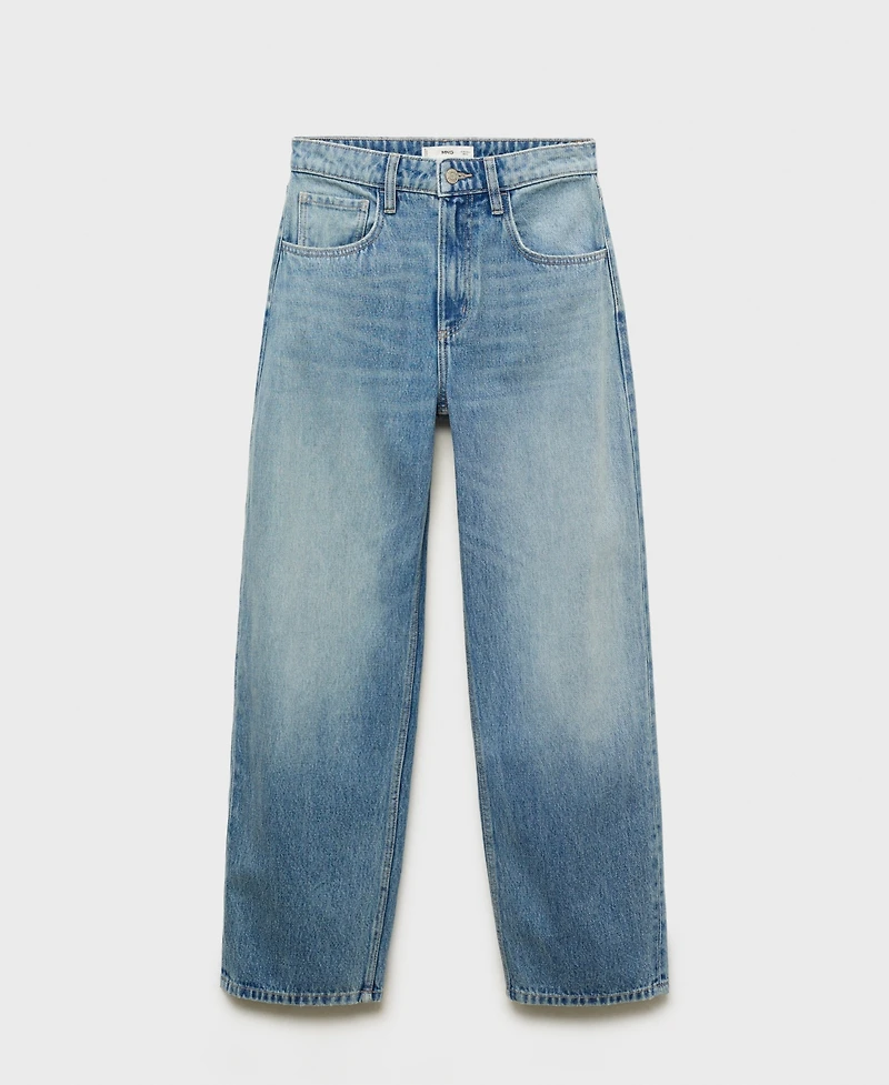 Mango Women's High-Rise Balloon Jeans