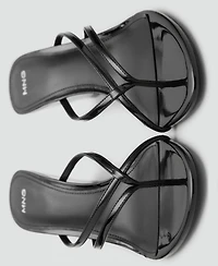 Mango Women's Crisscross Straps Wedge Sandals