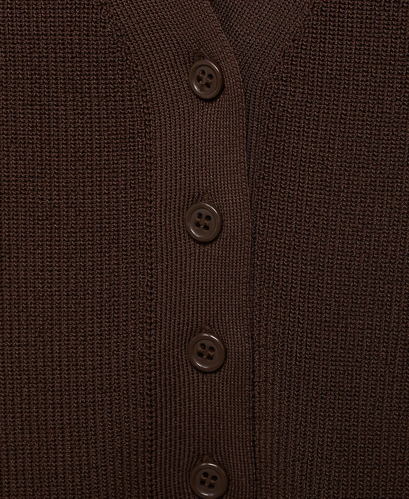 Mango Women's Fine-Knit Gilet Sweater Vest