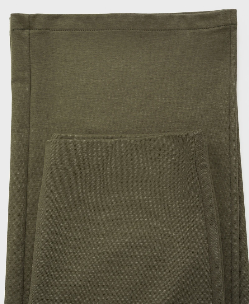 Mango Women's Elastic Waist Straight-Fit Pants