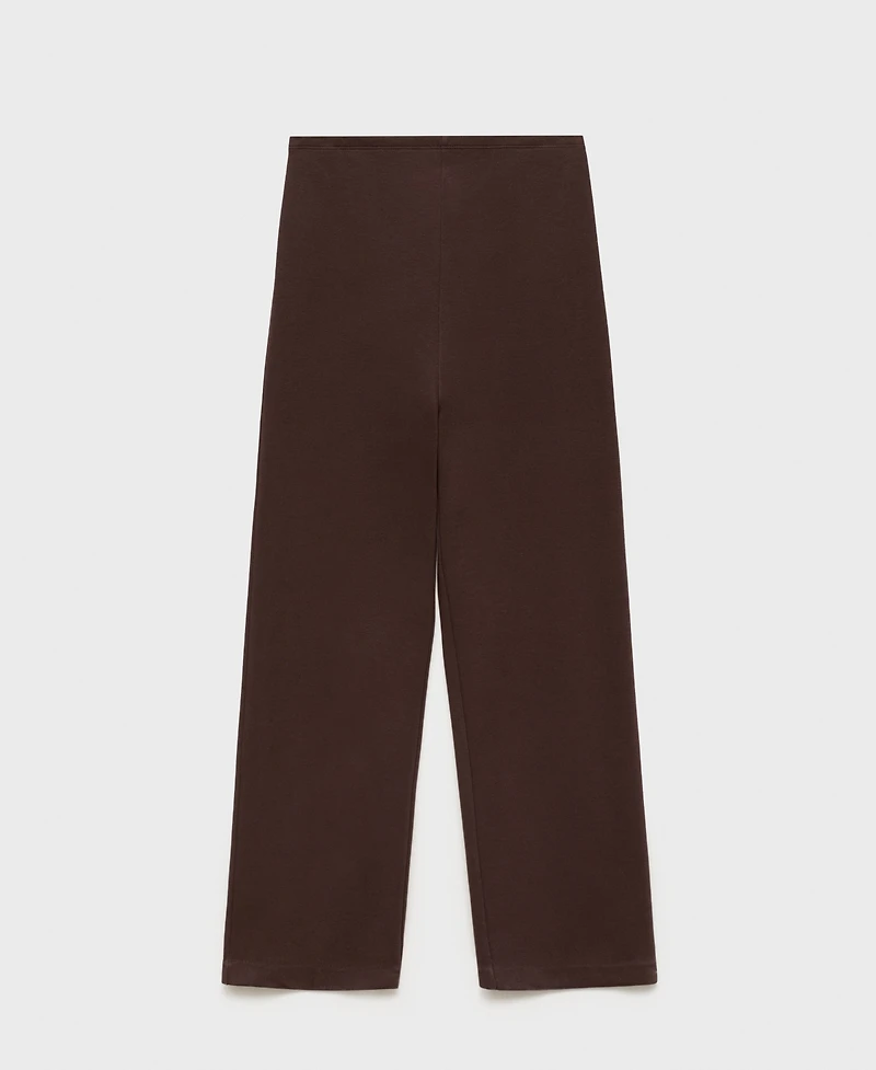 Mango Women's Straight Cotton Maternity Pants