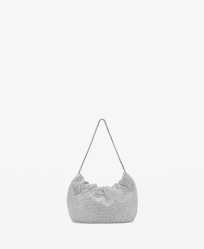 Mango Women's Rhinestone Shoulder Bag