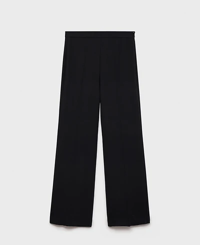 Mango Women's Straight Mid-Rise Suit Pants
