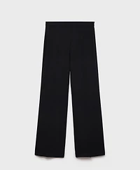 Mango Women's Straight Mid-Rise Suit Pants