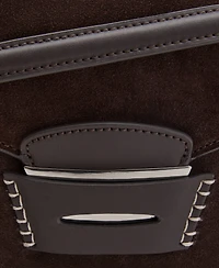 Mango Women's Suede Shoulder Bag