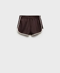 Mango Women's Contrasting Trim Shorts