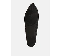 Rikhani Quilted Detail Ballet Flats Women